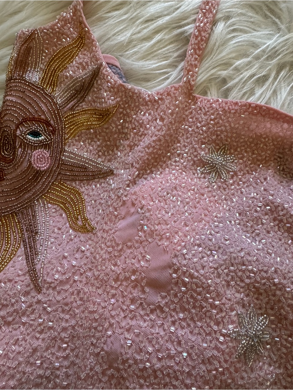 Clio Peppiatt New Lucina Dress Pink Small - Picture 3 of 8